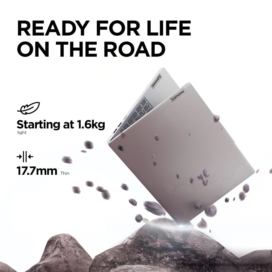 IdeaPad Slim 3i 13th Gen, 39.62cms - Intel i3 (Arctic Grey) - Image 2